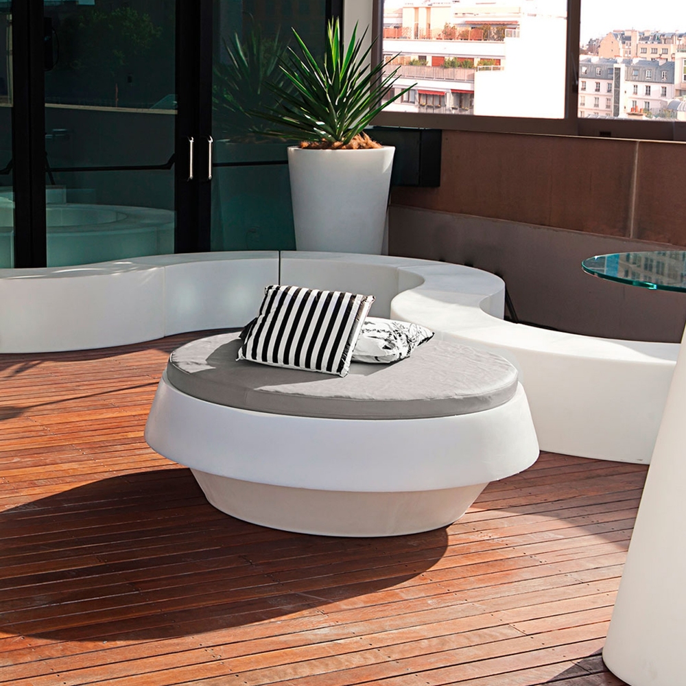 Slide Pouf Giò Luminoso diam 145 cm