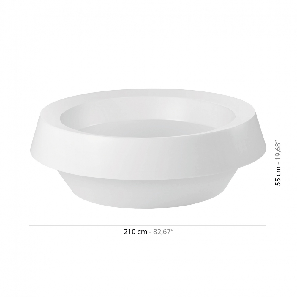 Slide Giò Piatto Light Vase 210 cm