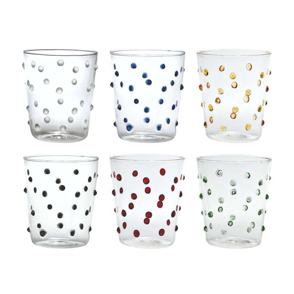 Zafferano 6 Party glasses - assorted...