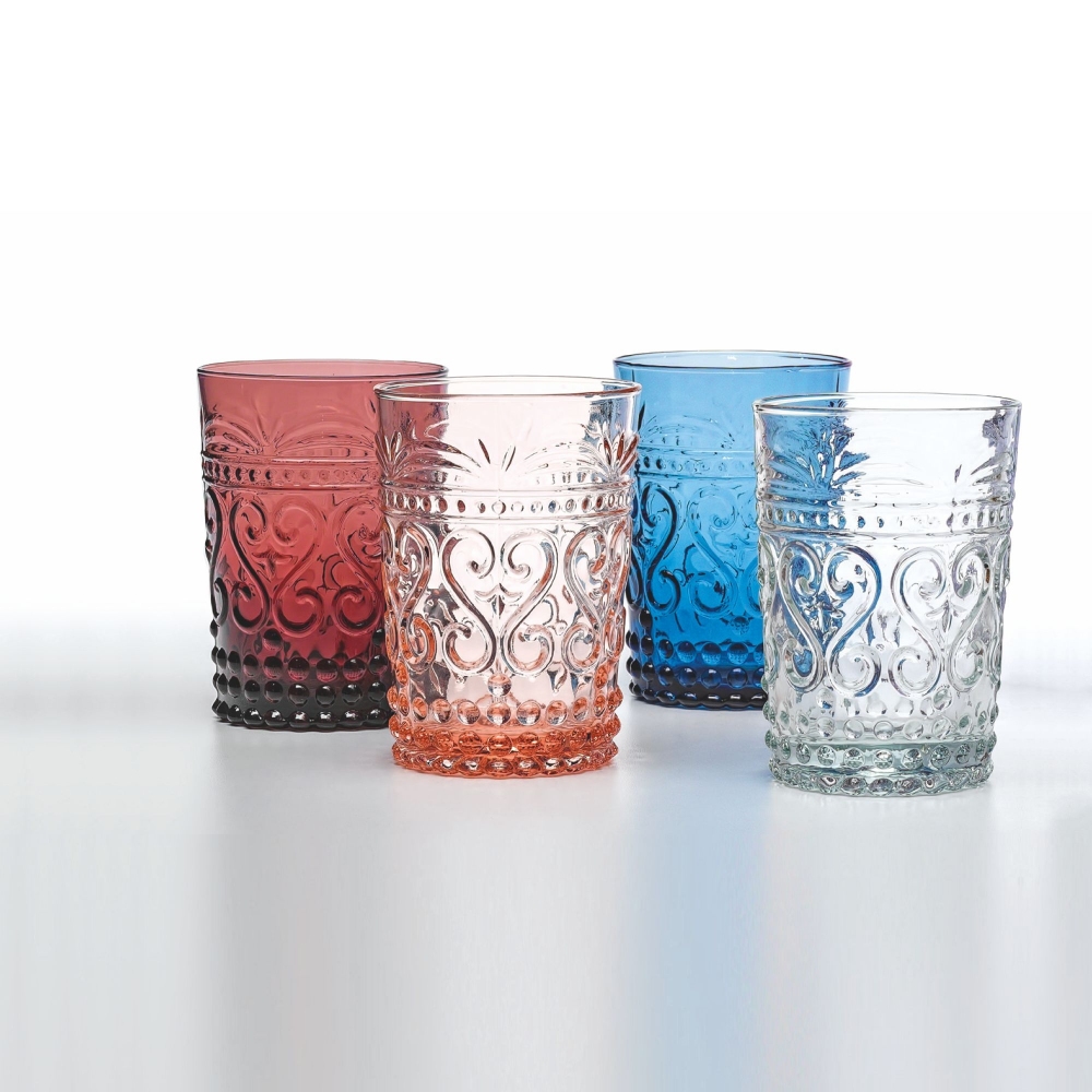 Zafferano 6 bicchieri assortiti Provenzale cl.38