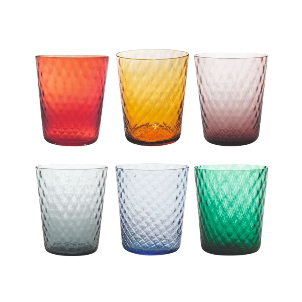 Zafferano 6 bicchieri assortiti...