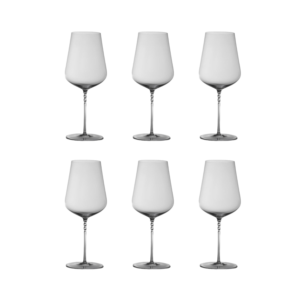 Zafferano 6 calici per vini rossi...