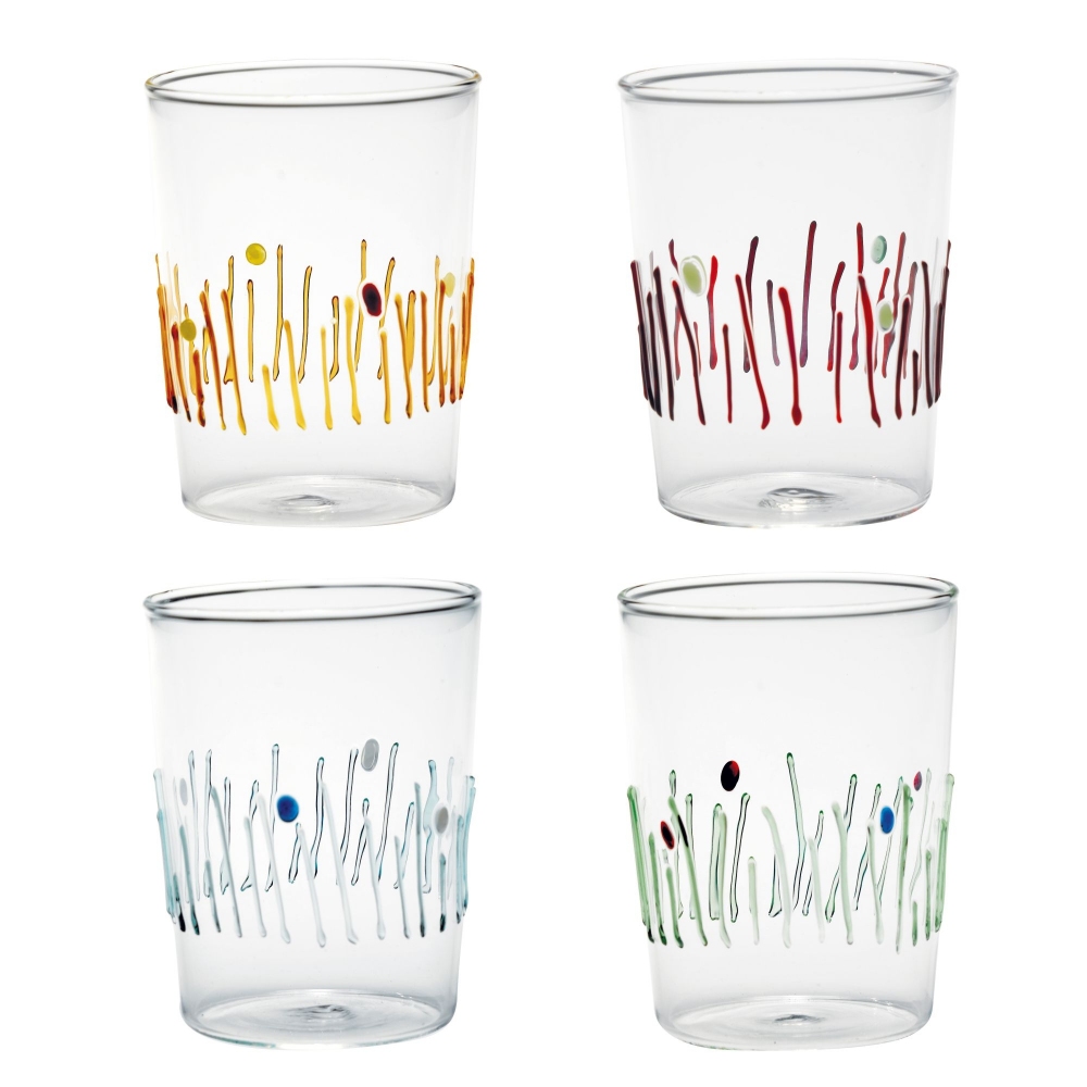 Zafferano 4 glasses 4 Stagioni