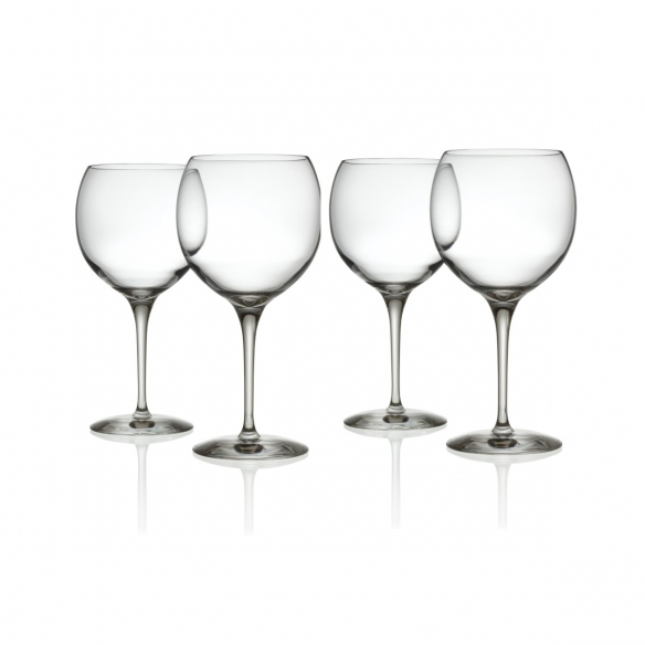 Alessi 4 Bicchieri per vini rossi Mami XL