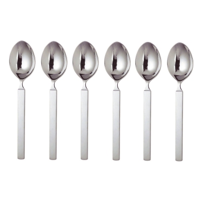 Alessi 6 Dry dessert spoons