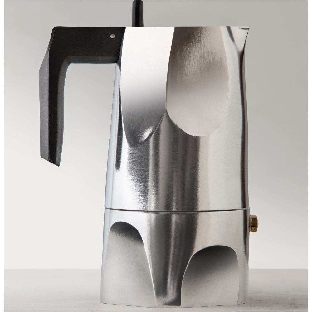 Alessi Caffettiera Espresso 3 Tazze Ossidiana