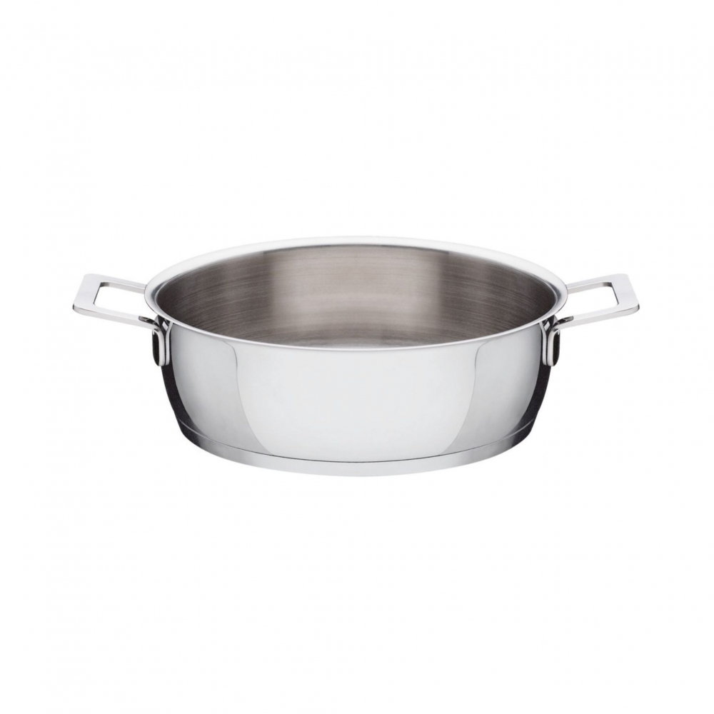 Alessi Pots & Pans casserole with two...