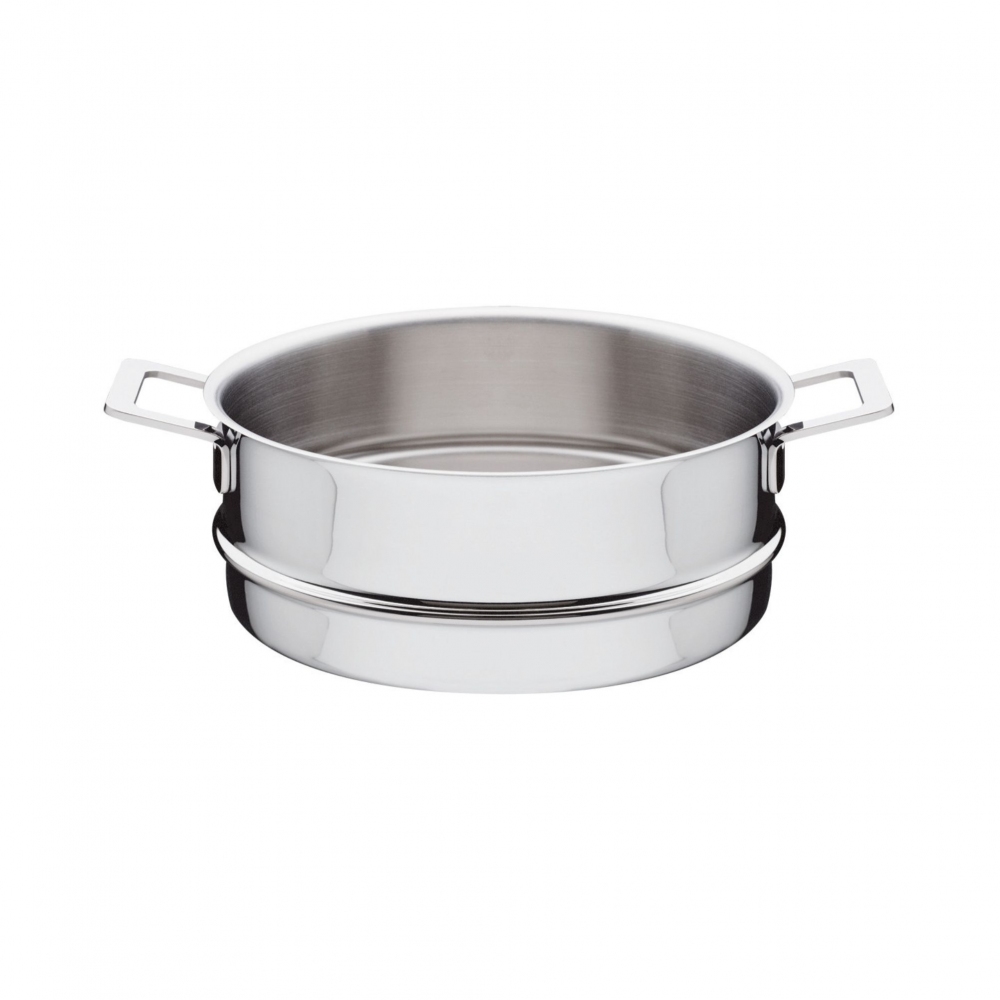 Alessi Pots & Pans steel steamer basket