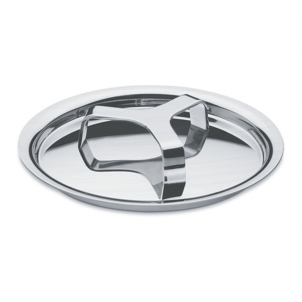 Alessi Pots & Pans steel lid diam. 28 cm