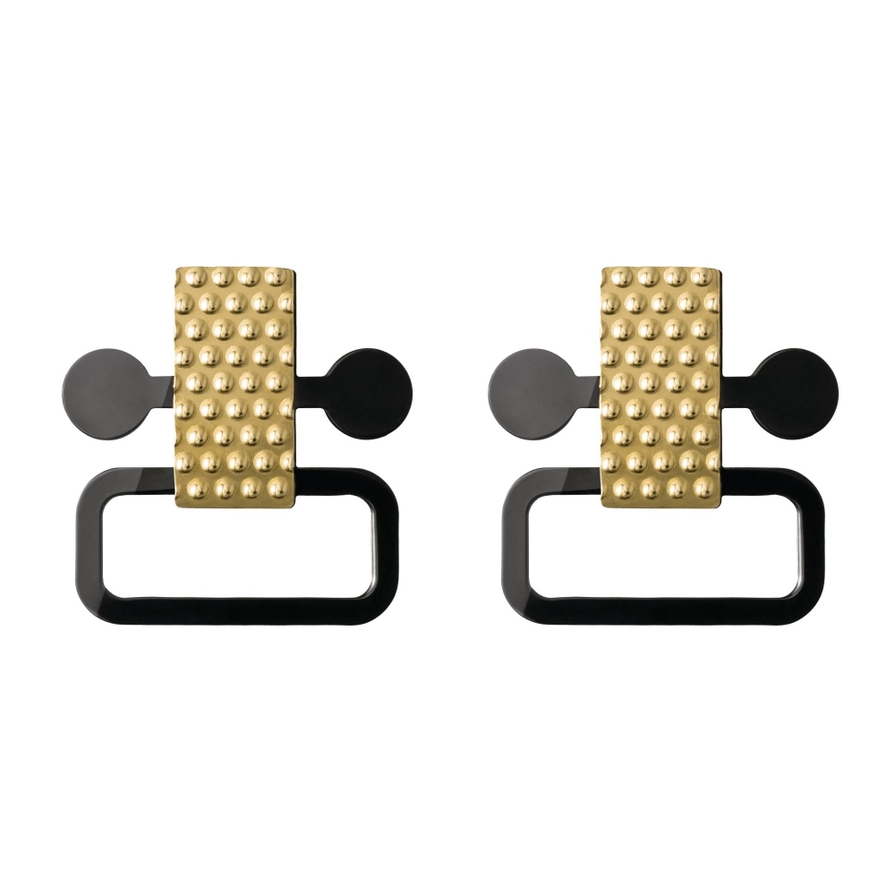 Alessi Coppia di orecchini Edone -...