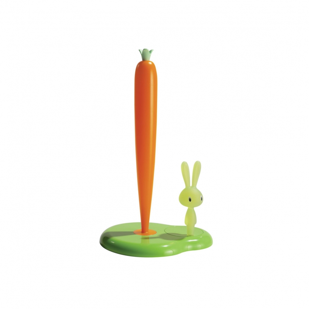 Alessi Portarotolo Bunny & Carrot h 34 cm