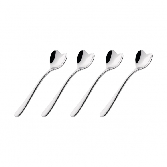 Alessi Set 4 cucchiaini da caffè Big Love
