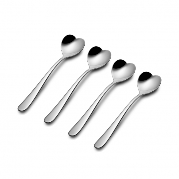 Alessi Set 4 cucchiaini da tè Big Love