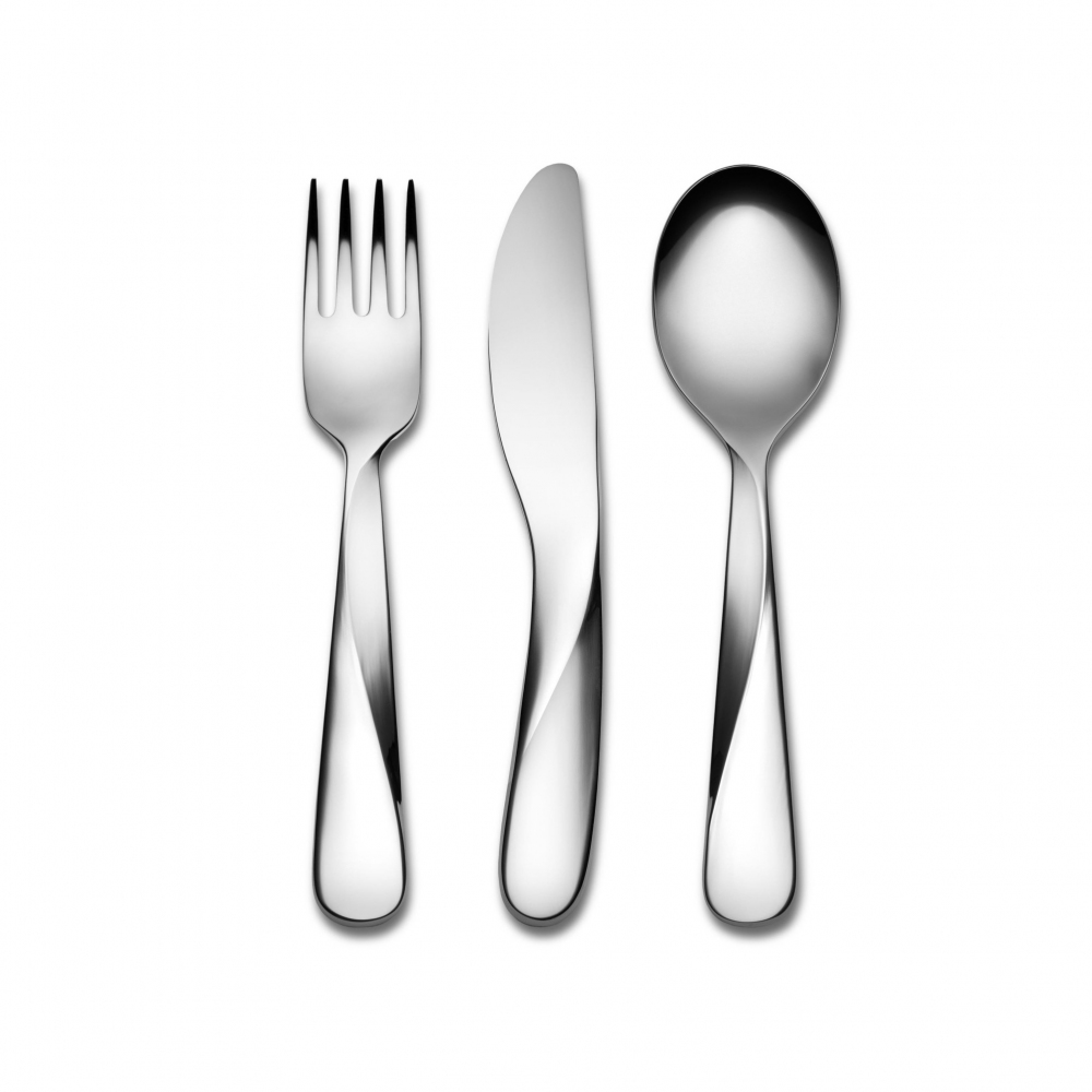 Alessi Set di posate per bambino Giro...