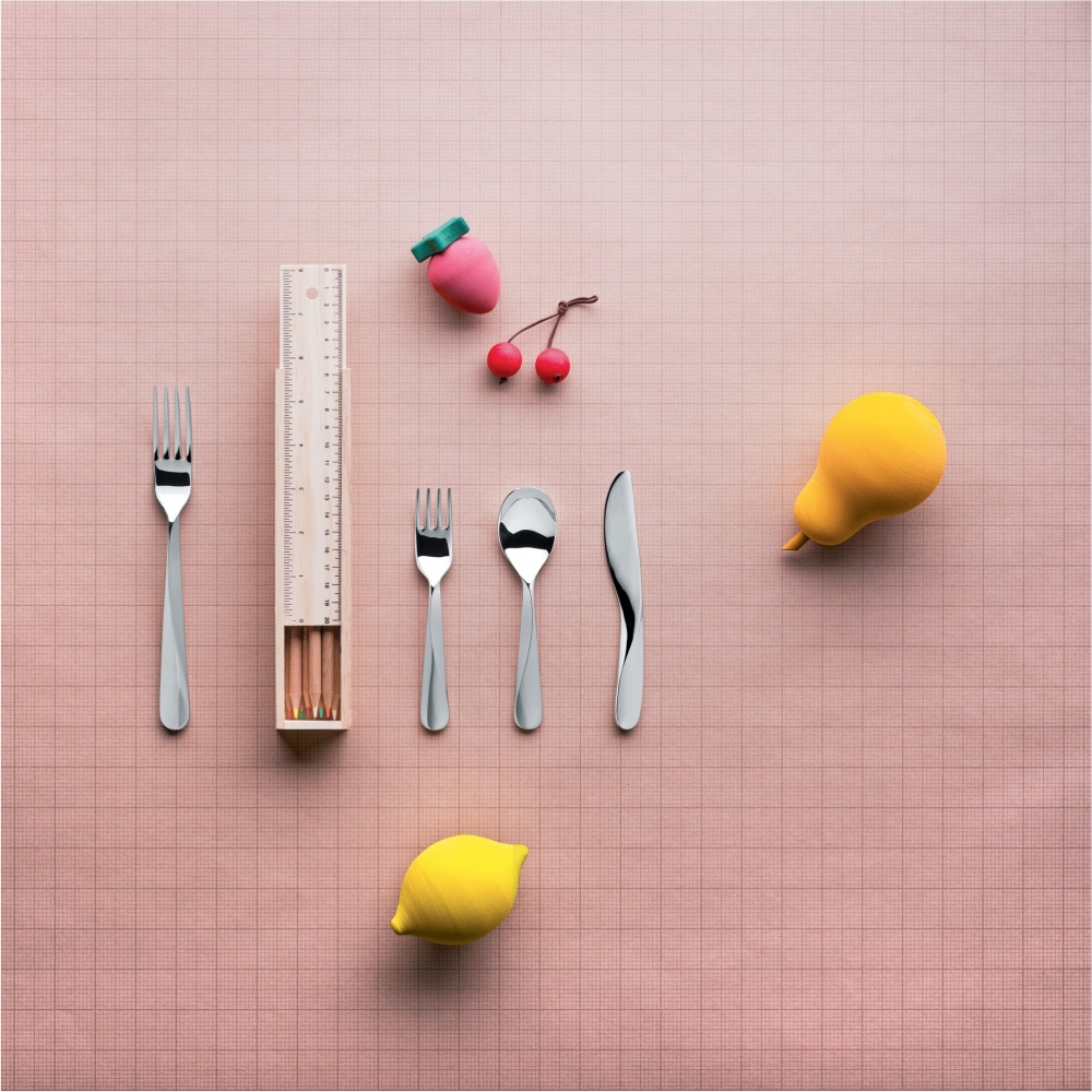 Alessi Set di posate per bambino Giro Kids collection