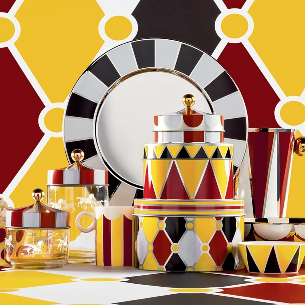 Alessi Set Di Tre Scatole Portaoggetti Circus