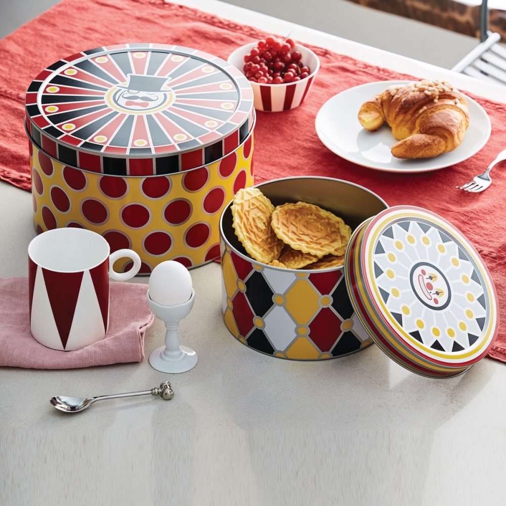 Alessi Set Di Tre Scatole Portaoggetti Circus