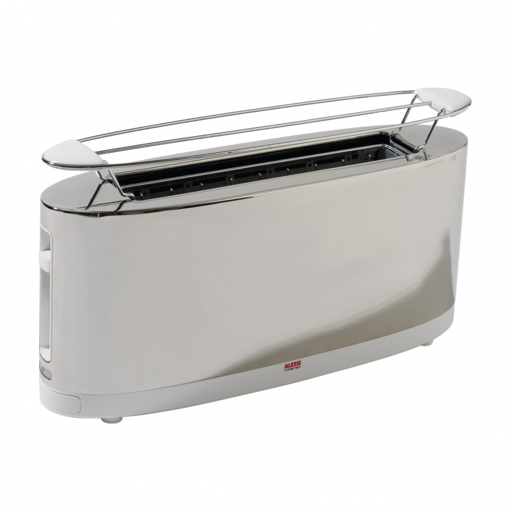 Alessi SG68 W Toaster with warming grid