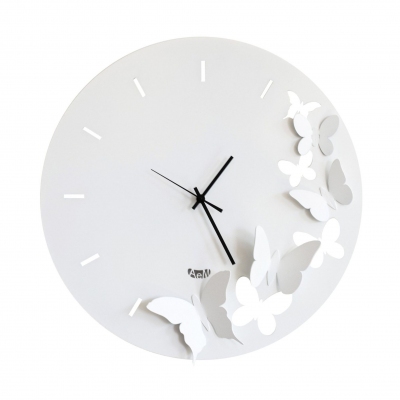 Arti e Mestieri Butterfly Spring wall clock