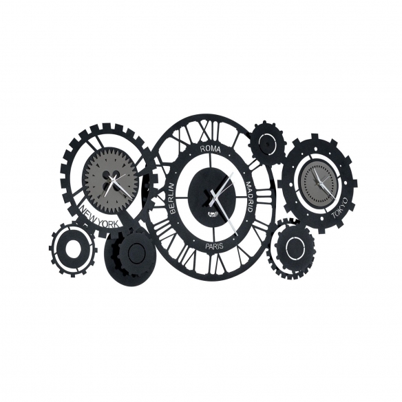 Arti e Mestieri wall clock Fuso Meccano