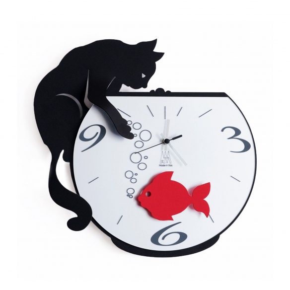 Arti e Mestieri Orologio da parete Tommy & Fish