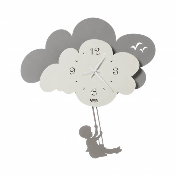 Arti e Mestieri wall pendulum clock Nuvola