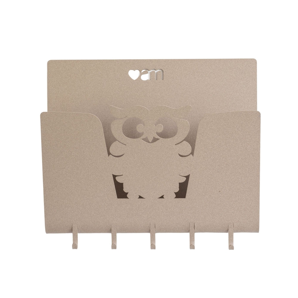 Arti e Mestieri Porta chiavi Gufo