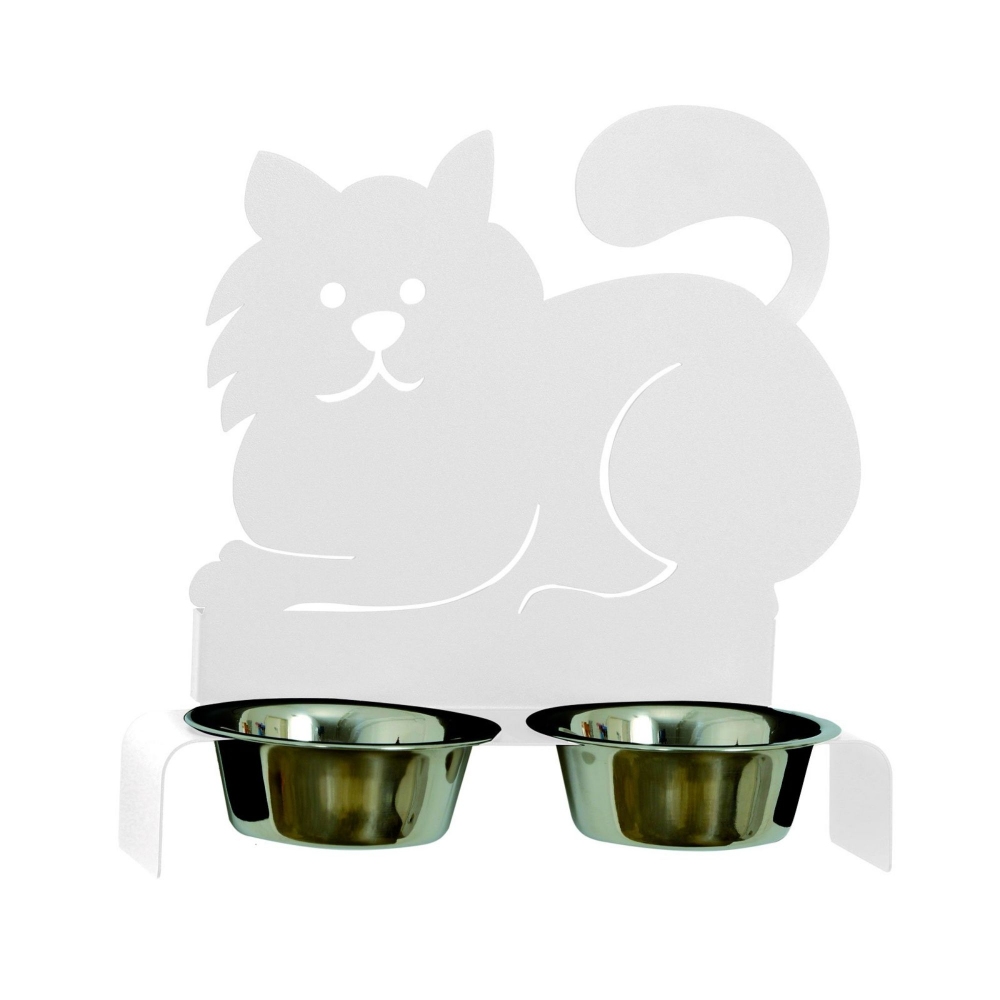 Arti e Mestieri Gatto bowls holder