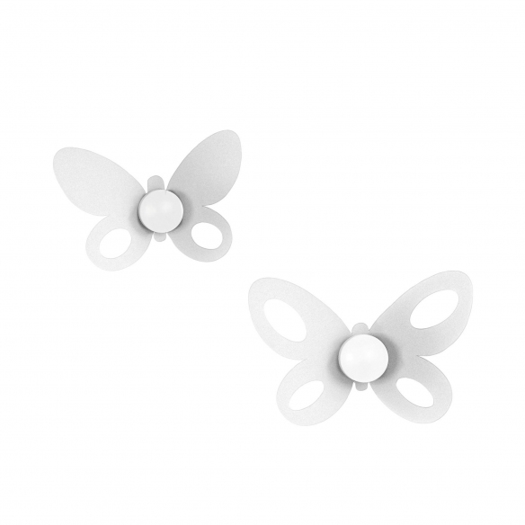 Arti e Mestieri Butterfly 2 wall hooks set