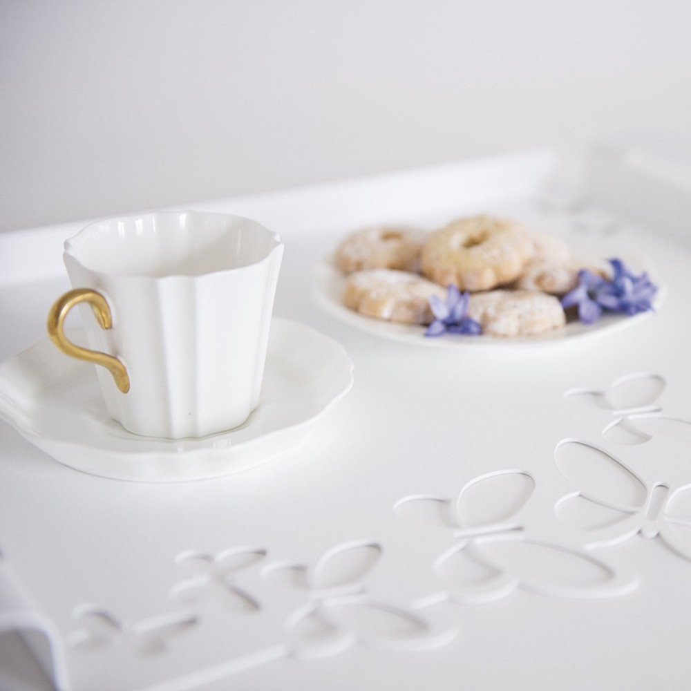 Arti e Mestieri Vassoio Butterfly grande