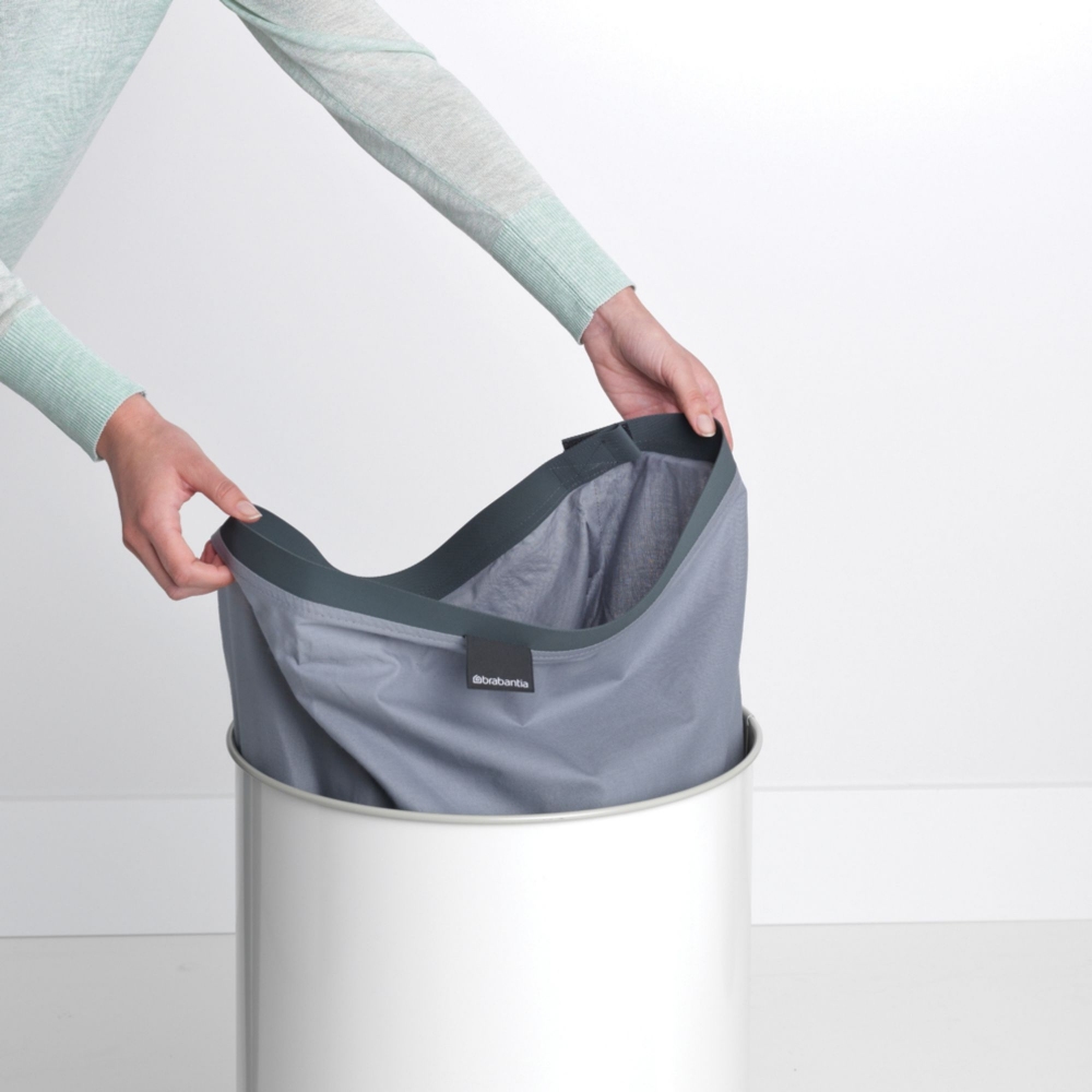 Brabantia Cesto portabiancheria con coperchio in sughero 60 litri