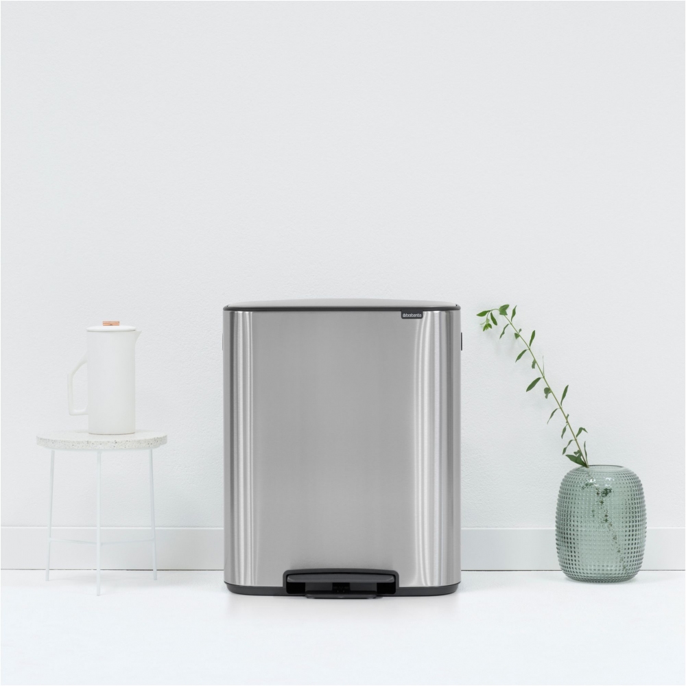 Brabantia Pattumiera a pedale Bo 2 x 30 Litri
