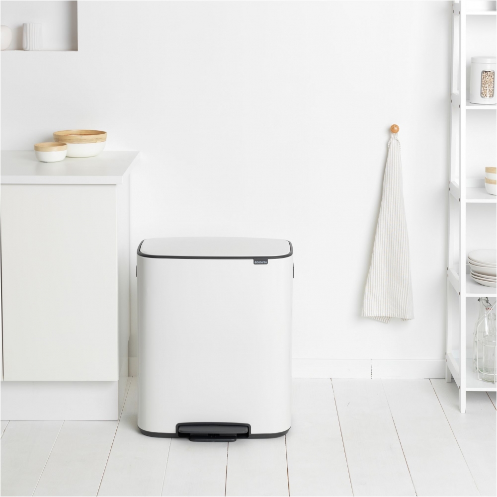 Brabantia Pattumiera a pedale Bo 2 x 30 Litri