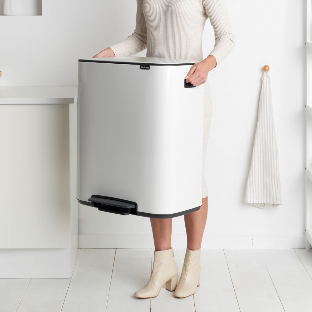Brabantia Pattumiera a pedale Bo 2 x 30 Litri