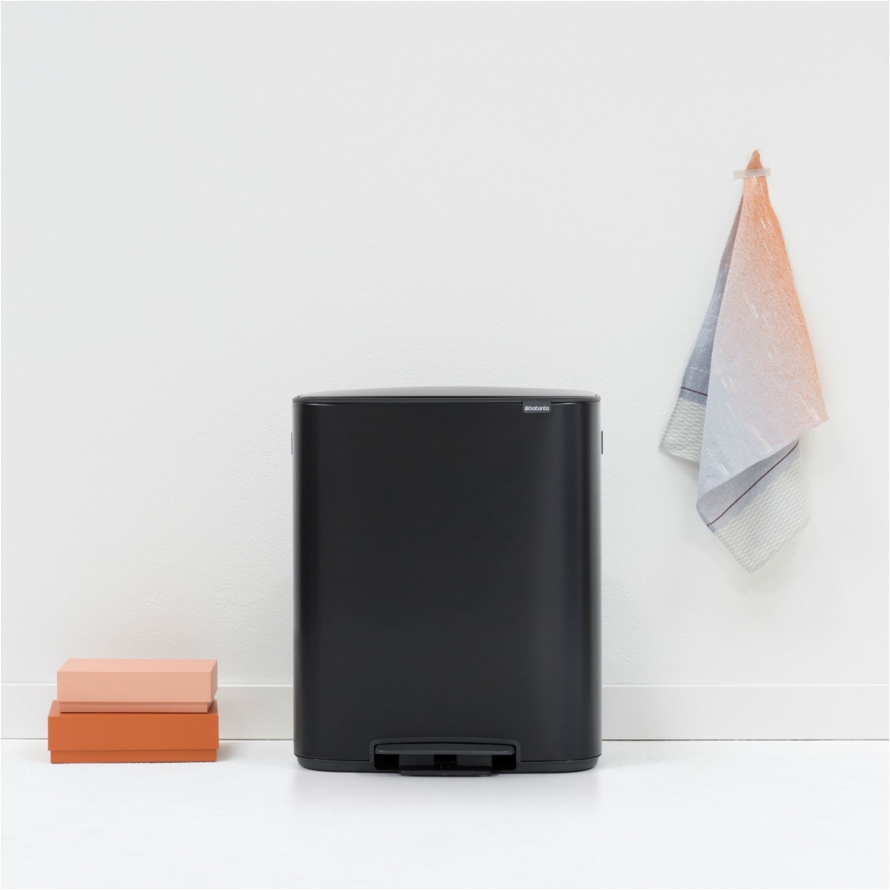 Brabantia Pattumiera a pedale Bo 2 x 30 Litri