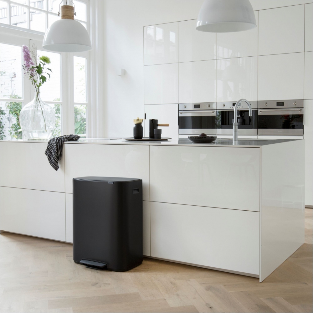 Brabantia Pattumiera a pedale Bo 2 x 30 Litri