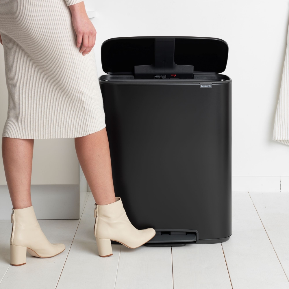 Brabantia Pattumiera a pedale Bo 2 x 30 Litri