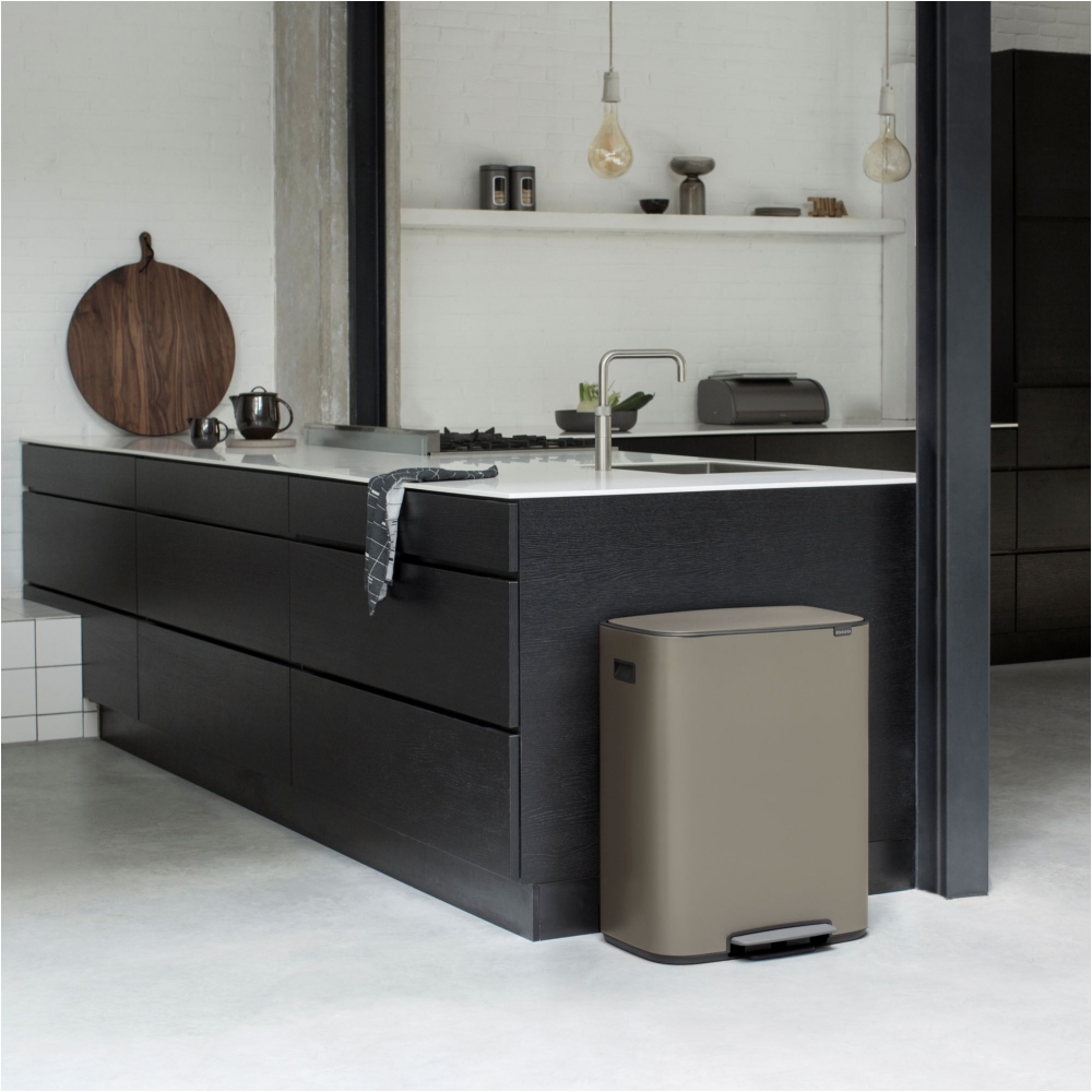 Brabantia Bo pedal bin 2 x 30 L