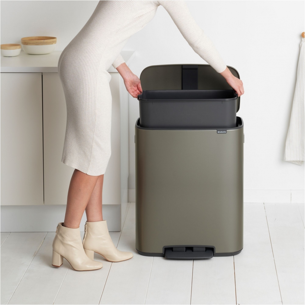 Brabantia Bo pedal bin 2 x 30 L
