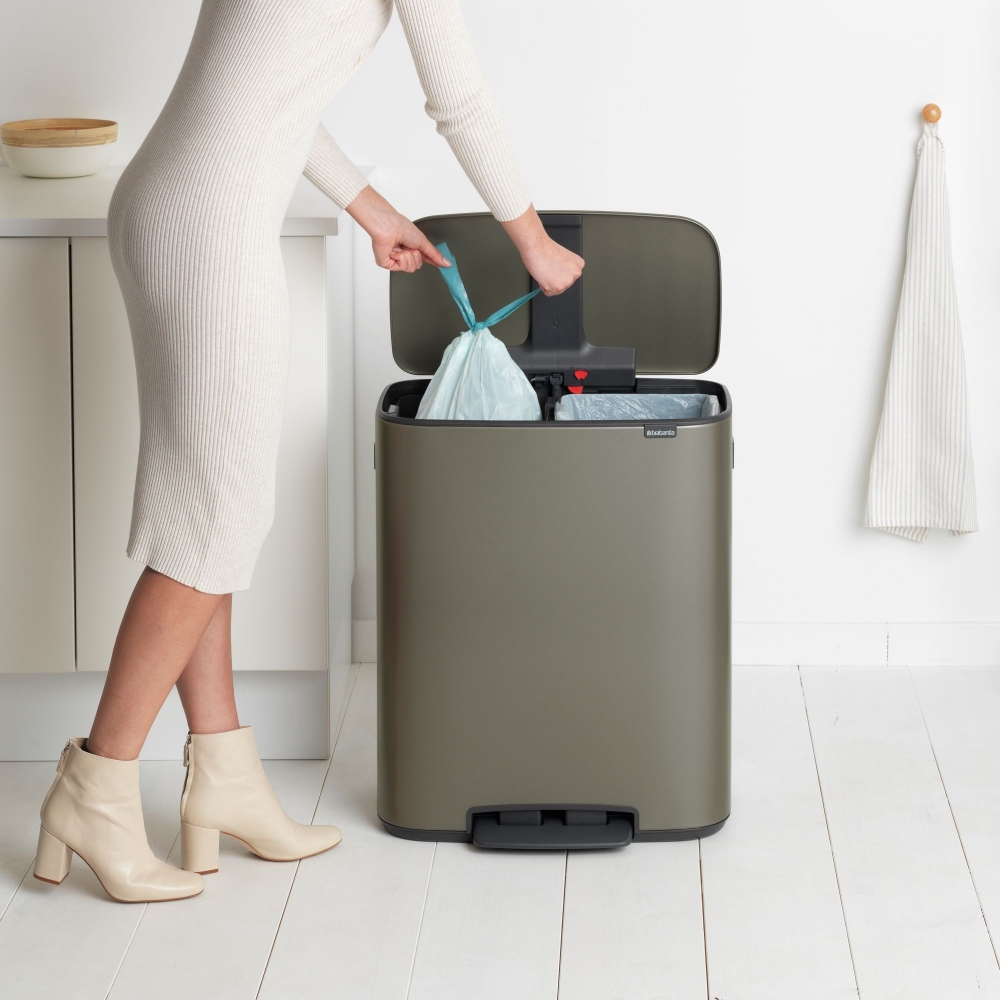Brabantia Bo pedal bin 2 x 30 L