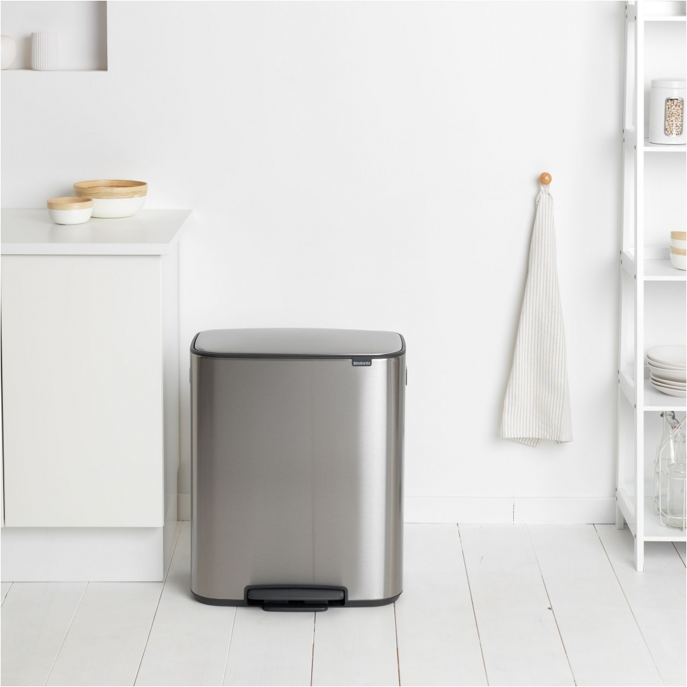 Brabantia Pattumiera a pedale Bo 60 Litri