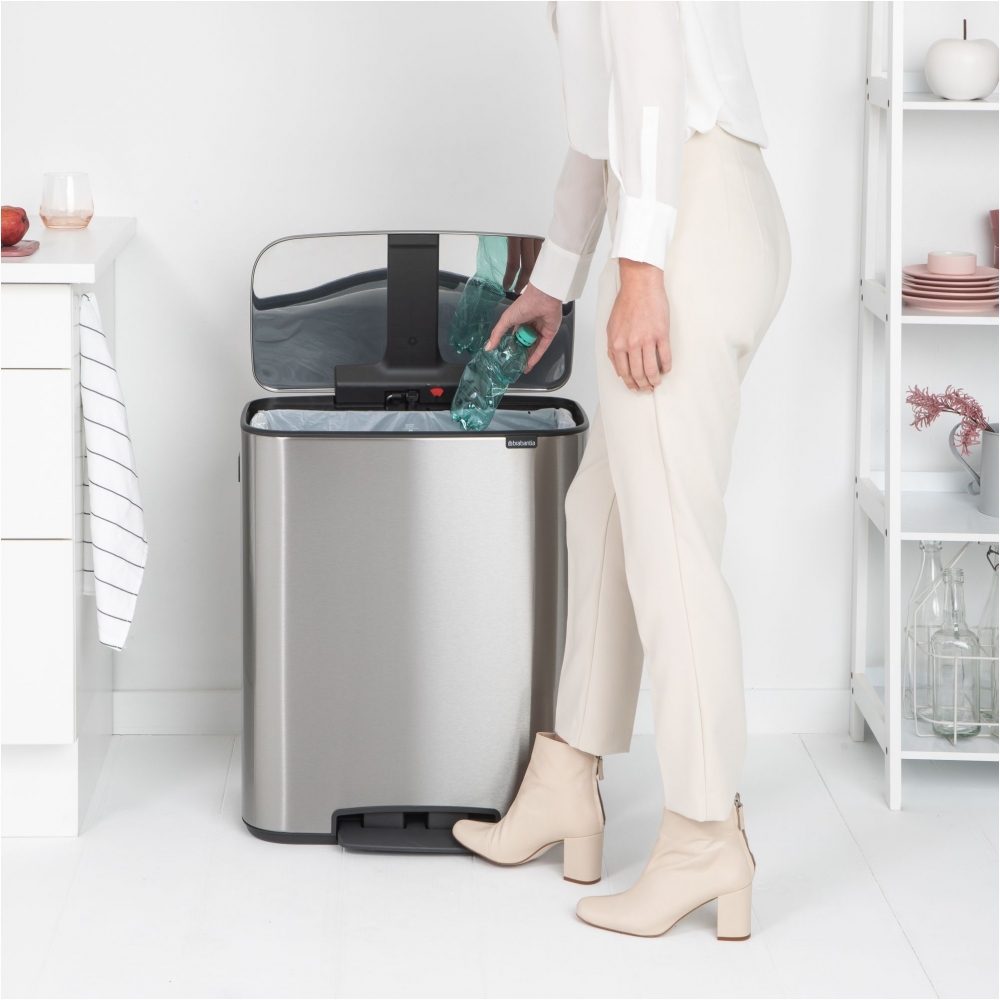 Brabantia Pattumiera a pedale Bo 60 Litri