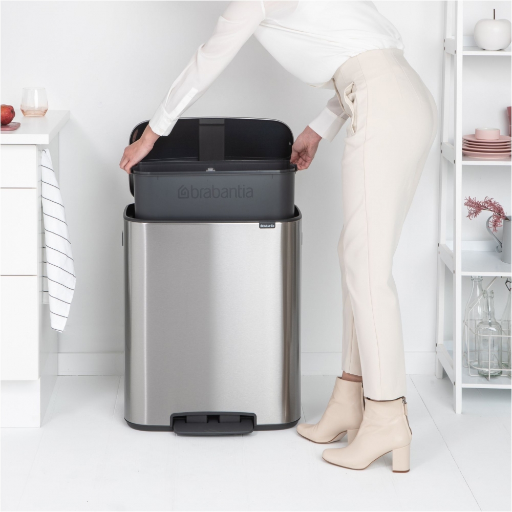 Brabantia Pattumiera a pedale Bo 60 Litri