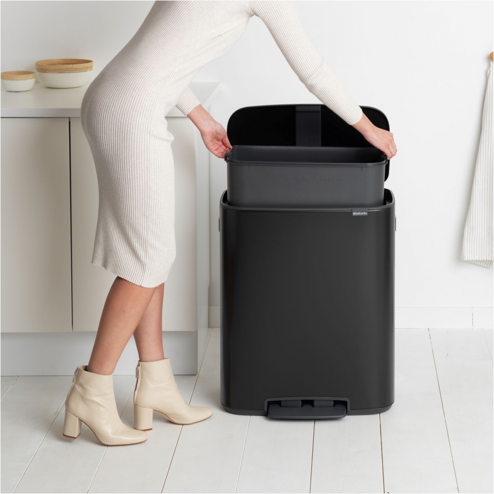 Brabantia Pattumiera a pedale Bo 60 Litri