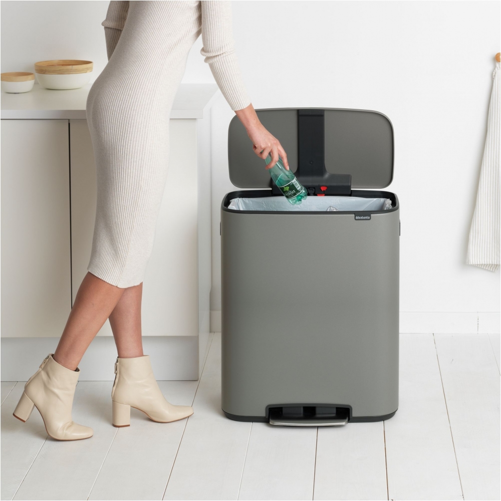 Brabantia Pattumiera a pedale Bo 60 Litri