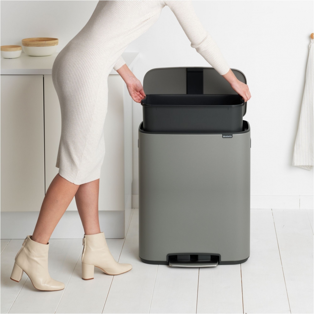 Brabantia Pattumiera a pedale Bo 60 Litri
