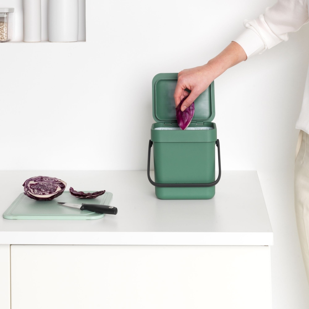 Brabantia Pattumiera appendibile Sort & Go 3 Litri
