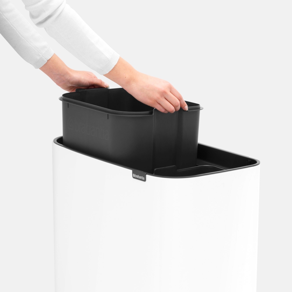 Brabantia Pattumiera Bo Touch Bin 11 + 23 Litri