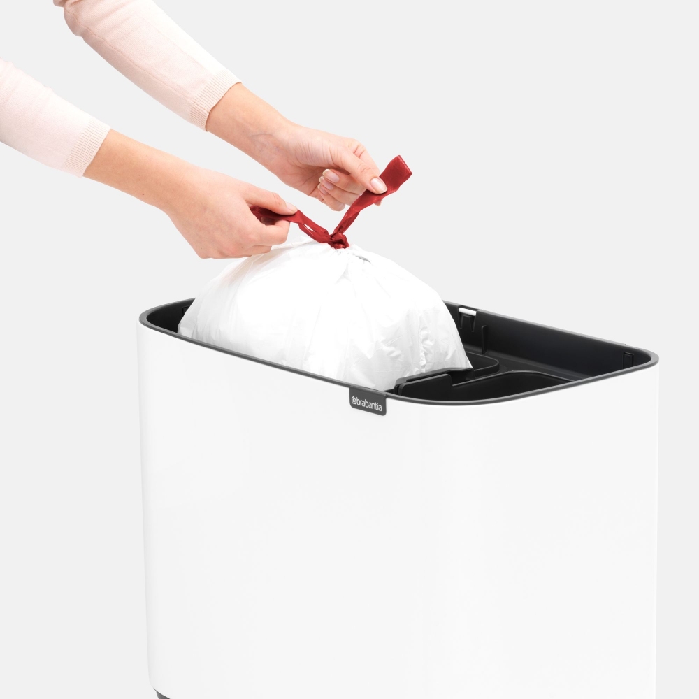Brabantia Pattumiera Bo Touch Bin 11 + 23 Litri