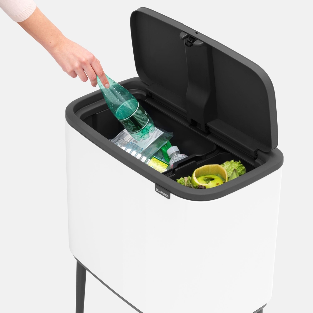 Brabantia Pattumiera Bo Touch Bin 11 + 23 Litri